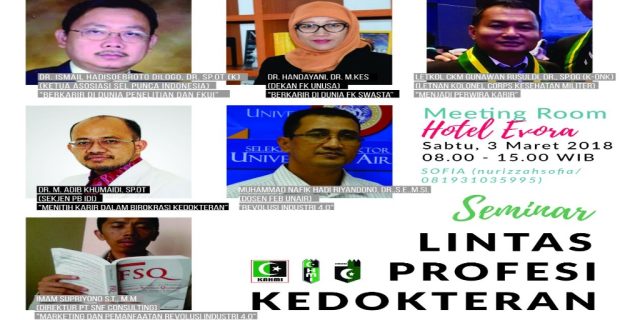LKMI Cabang Surabaya Akan Gelar “SEMINAR LINTAS PROFESI KEDOKTERAN”